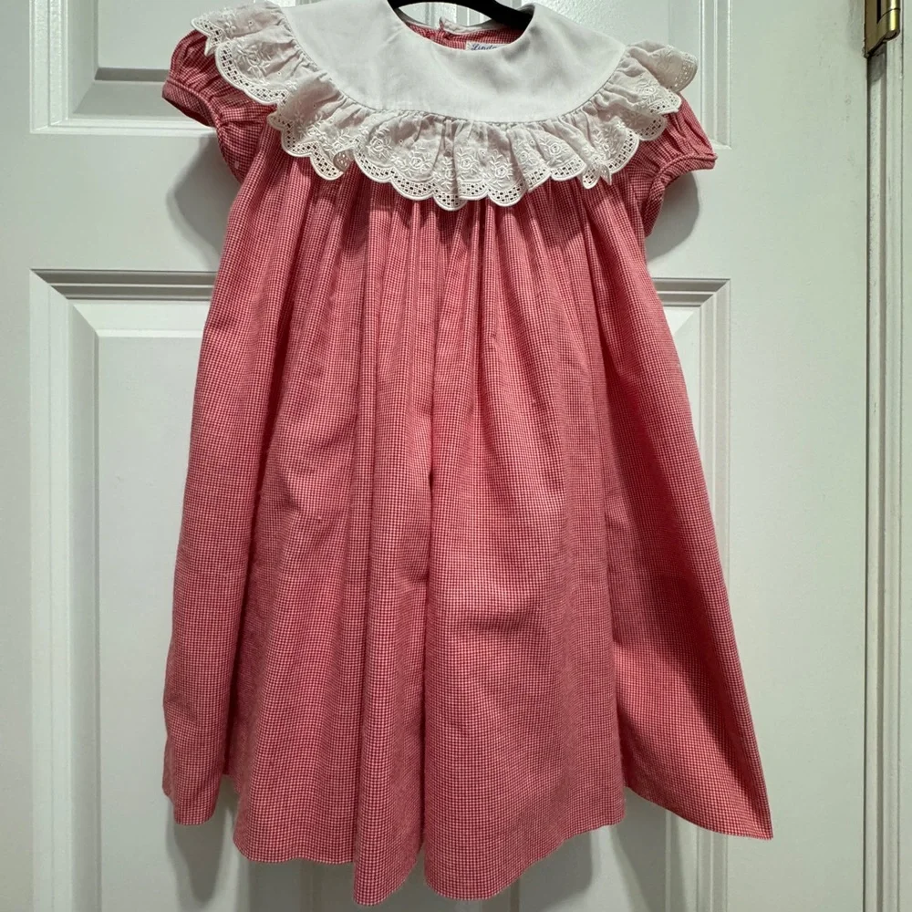 Linda Harris size 18 months short sleeve collared dress